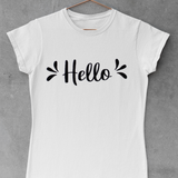T-shirt Femme Personnalisé Hello