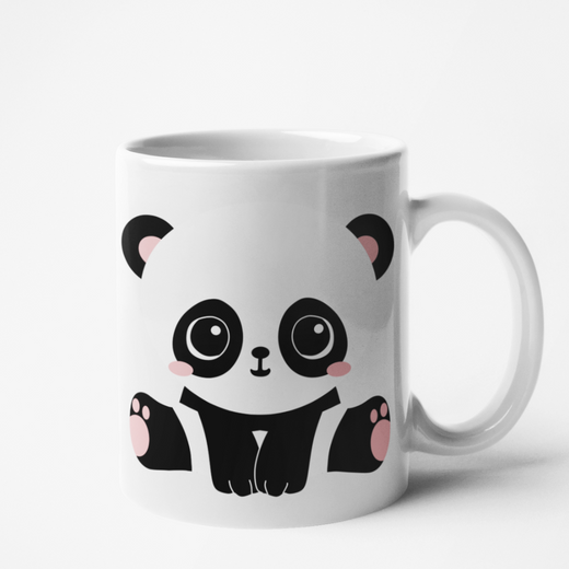 Mug blanc personnalisé Panda