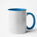 Mug bleu à Personnaliser avec texte
