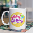Mug personnalisé Happy birthday