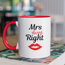 Mug Personnalisé Mrs Right