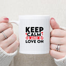 Mug Personnalisé Keep calm & love on
