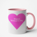 Mug rose Personnalisé Happy Mother's day