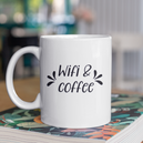 Mug Personnalisé Wifi & coffee